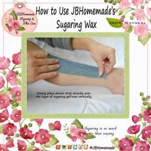 JBHomemade’s Sugaring Wax: How-to Guide with Logo and Screenshot