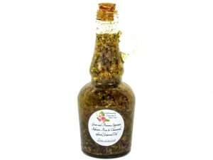 Grace and Presence Red Rose & Chamomile infused Grapeseed Oil with label