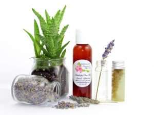 Lavender Serenity Aloe: Pure Aloe Vera Infused with Lavender Buds | Chemical Free Soothing Natural Skin Care 2 oz