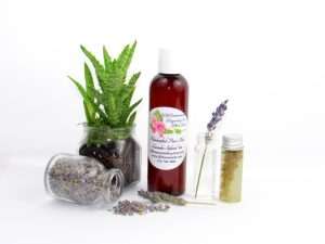 Lavender Serenity Aloe: Pure Aloe Vera Infused with Lavender Buds | Chemical Free Soothing Natural Skin Care 4 oz