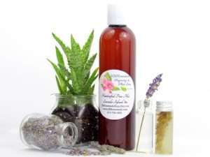 Lavender Serenity Aloe: Pure Aloe Vera Infused with Lavender Buds | Chemical Free Soothing Natural Skin Care 8 oz