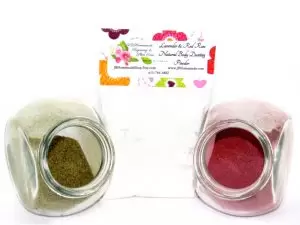 Naturally Serene Lavender Red Rose Powder – Packaged Product