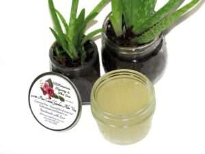 Pure Aloe Vera | Chemical Free Natural Soothing Aloe Vera Gel 4 Oz Mason All Skin Types Fragrance Free Alcohol Free Hydrating