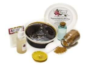 Sugaring Paste Hair Removal – Thicker Hair, Natural Sugaring 8 Oz Tub Fragrance Free Silicone Free