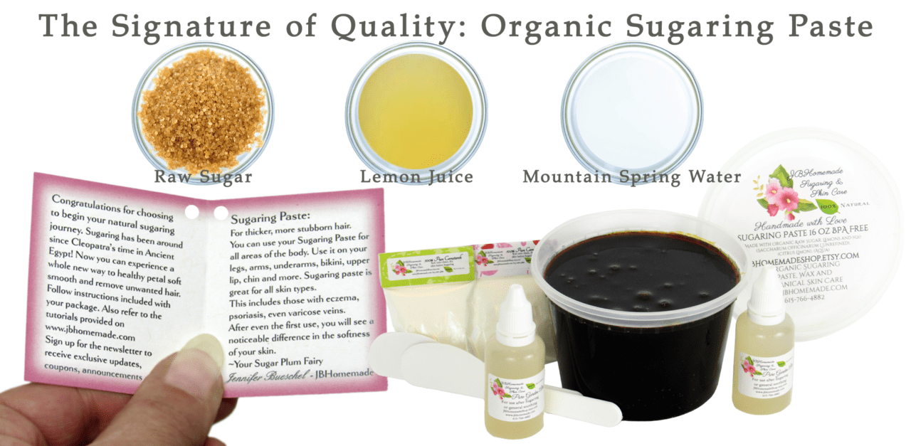 The Signature of Quality Organic Sugaring Paste 