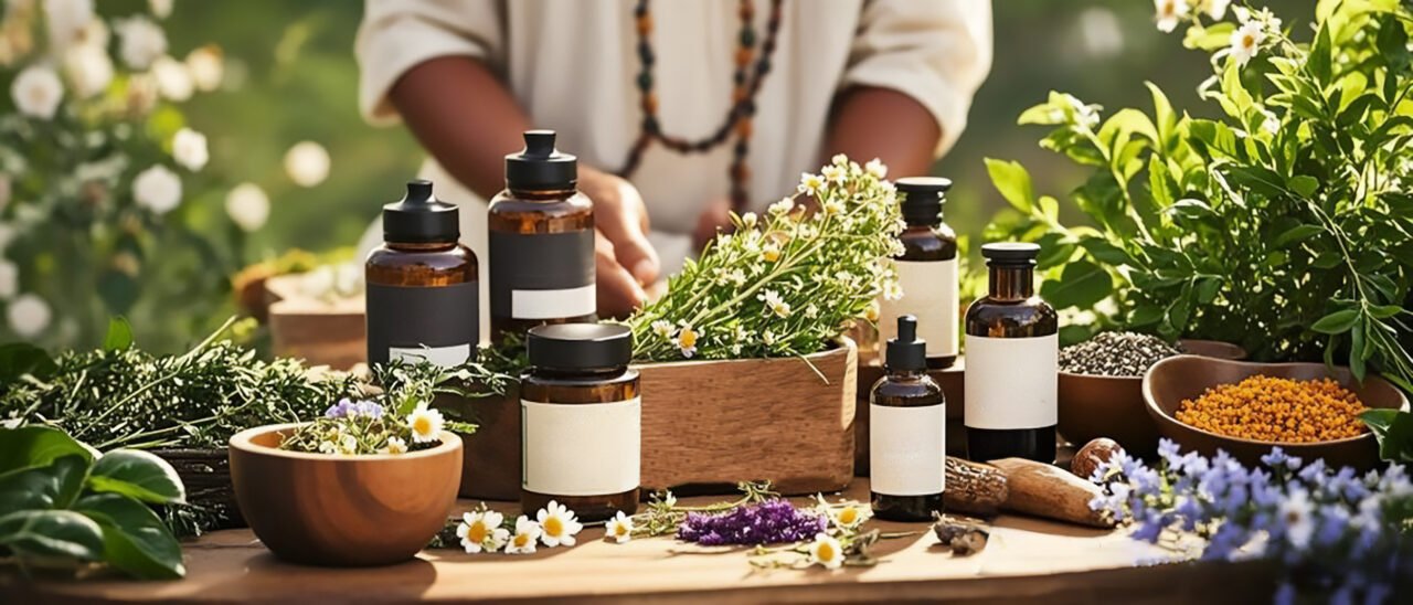 A super realistic banner photo for the top of a webpage discussing a quiz with a bohemian style.