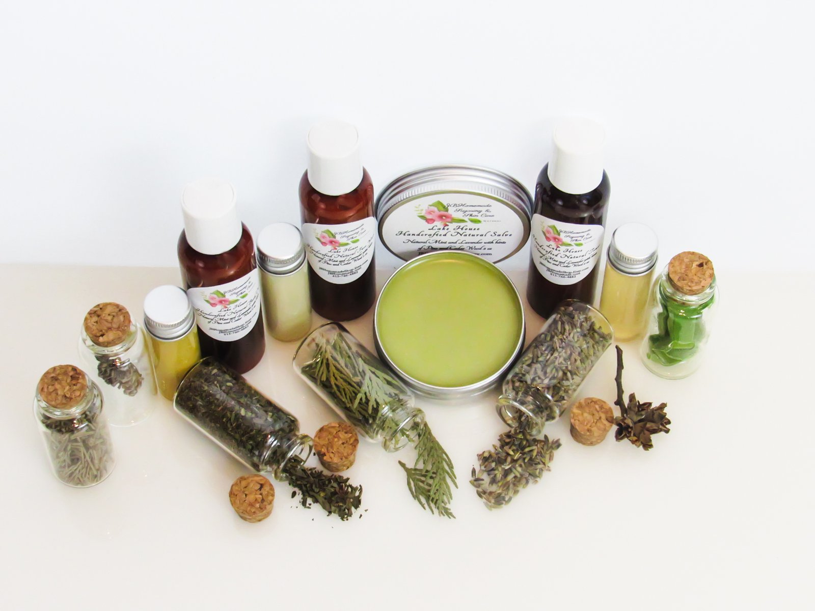 Lake House Bath Oil for Men with Pine, Cedar wood, Lavender, Spearmint | 2 oz - Image 11