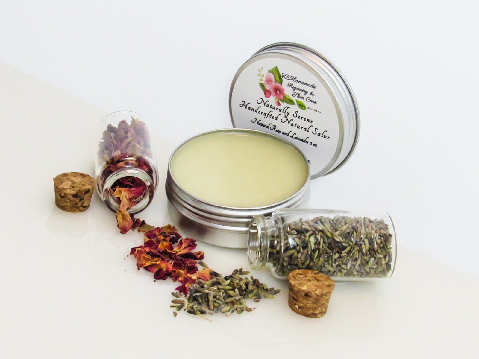 Naturally Serene Natural Salve with Lavender and Rose 2 oz - Image 3