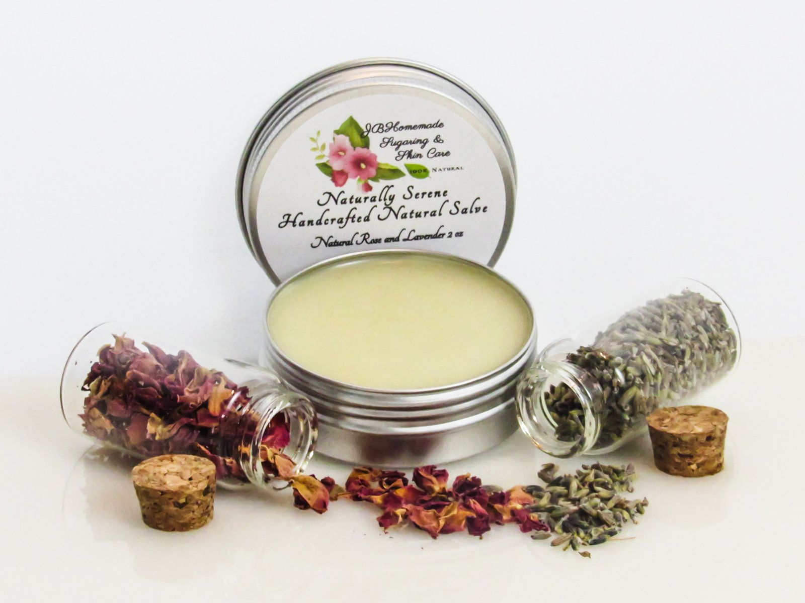 Naturally Serene Natural Salve with Lavender and Rose 2 oz - Image 4