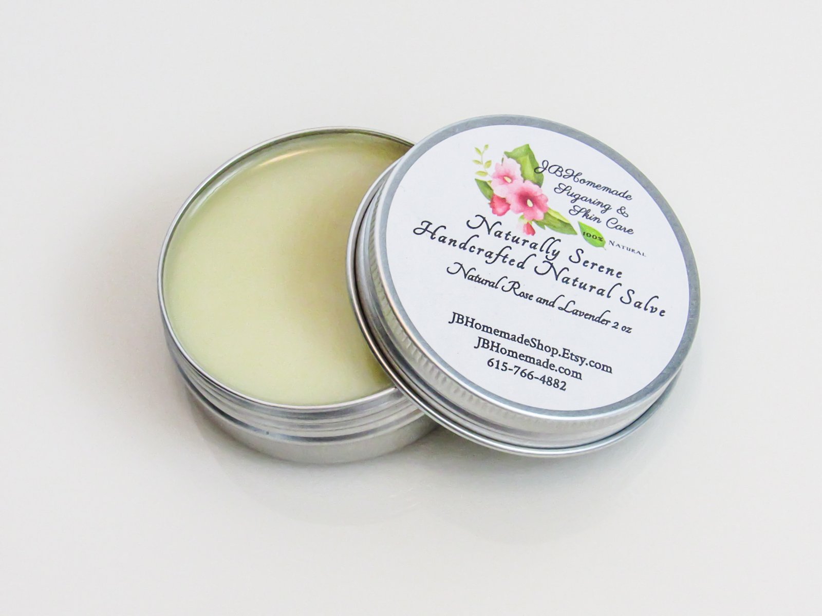Naturally Serene Natural Salve with Lavender and Rose 2 oz - Image 8