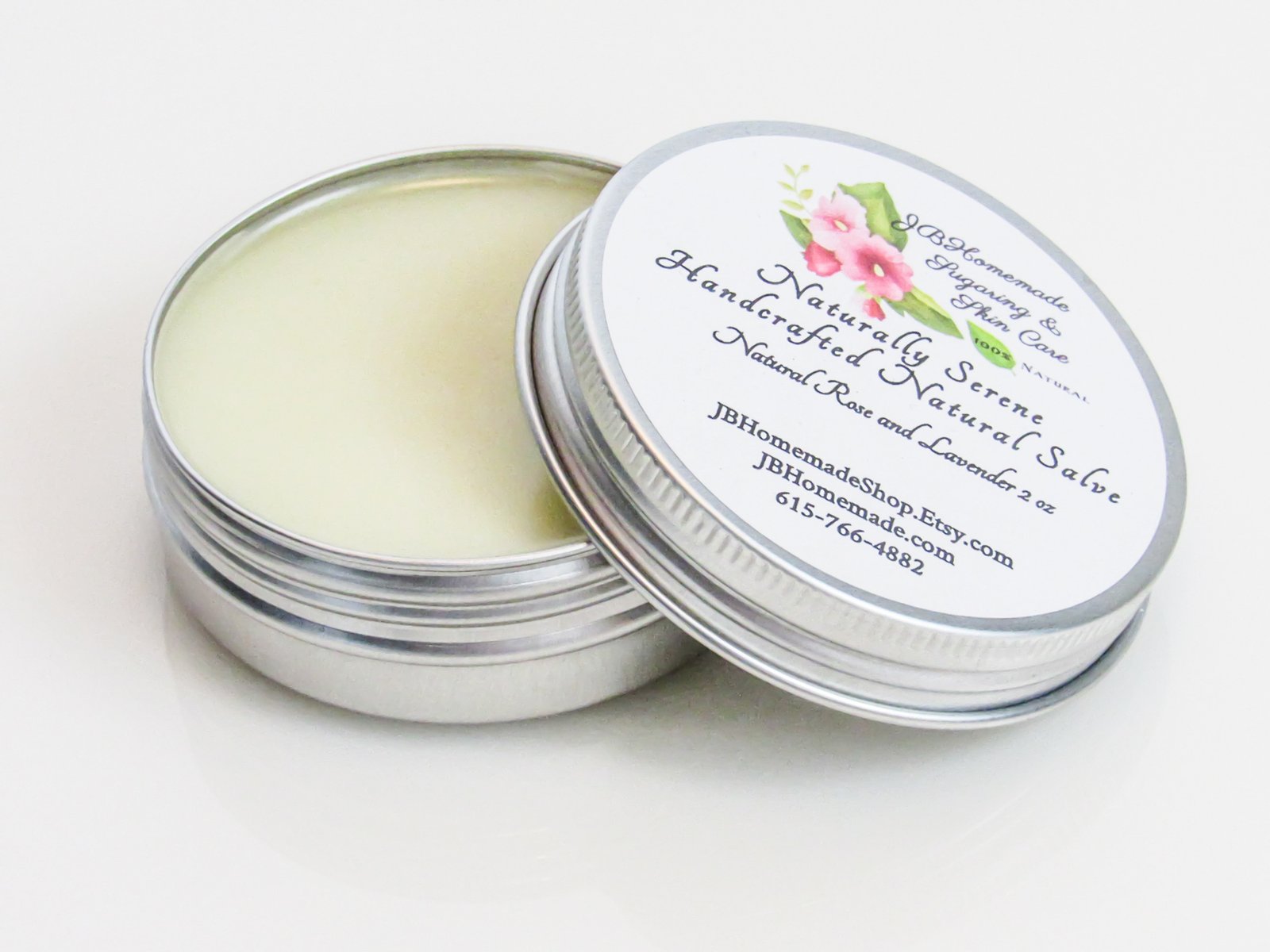 Naturally Serene Natural Salve with Lavender and Rose 2 oz - Image 6