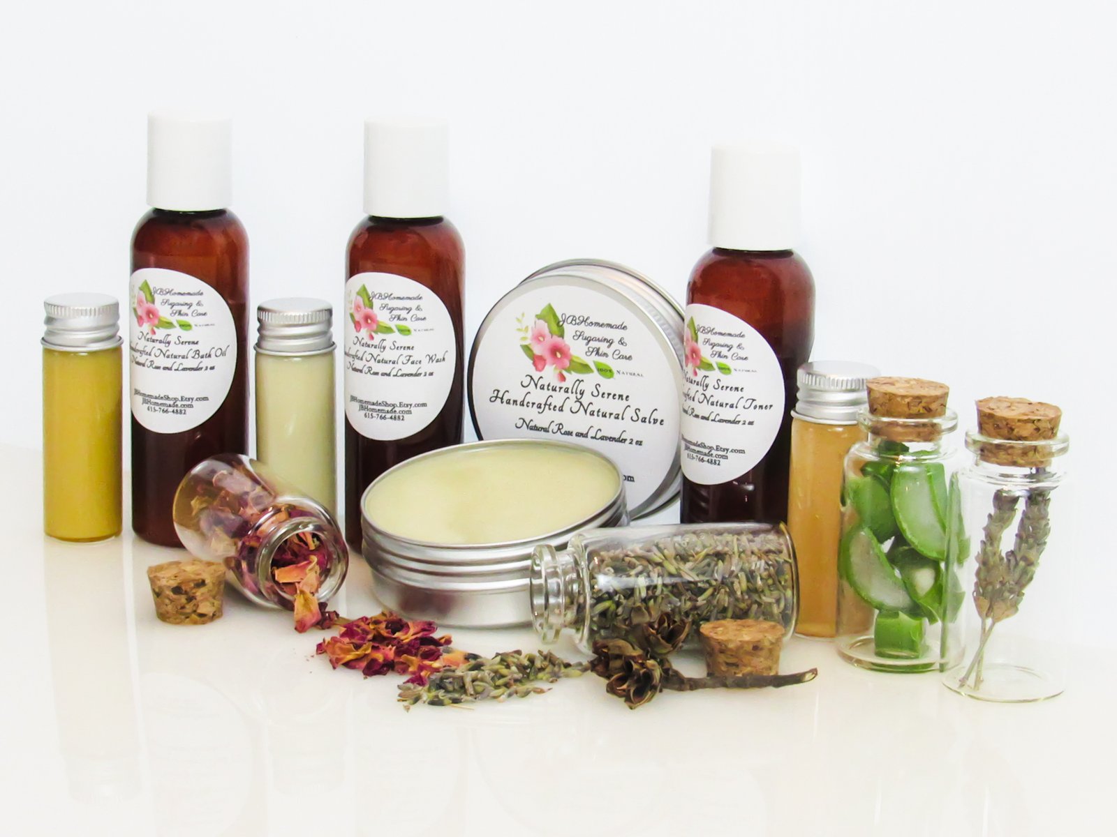 Naturally Serene Natural Salve with Lavender and Rose 2 oz - Image 9